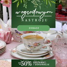 W ogrodowym nastroju - zastawa i dekoracje do -50%