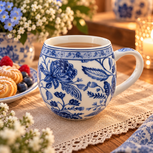 Kubek 375 ml porcelanowy pękaty UNICO 66