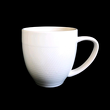 Biały kubek z porcelany 300 ml do jadalni i domowej zastawy