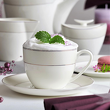 Spodek pod filiżankę 15 cm porcelanowy OCTAVIA 3