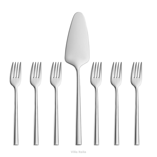 Komplet widelczyków do ciasta z łopatką