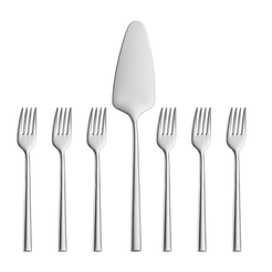 Zestaw widelczyków do ciasta z łopatką dla 6 osób INVICTA