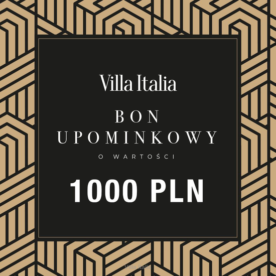Bon podarunkowy o wartości 1000 zł dostawa kurierska