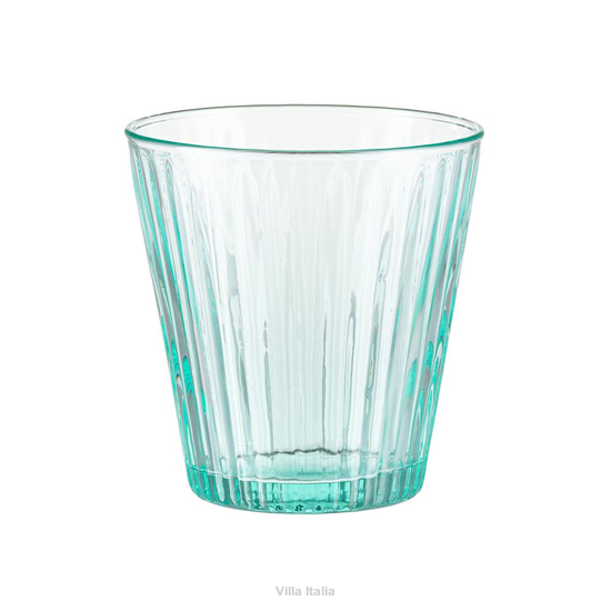 Szklanka zielona niska