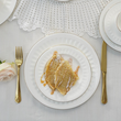 Serwis kawowy na 6 osób porcelanowy złota linia MESYNA GOLD 10