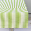 Bieżnik dwustronny w paski i prążki 45x145 cm zielony LINEA  2