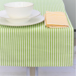 Bieżnik dwustronny w paski i prążki 45x145 cm zielony LINEA  3