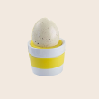 SUNNY Kieliszek do jajka z silikonem żółty 1