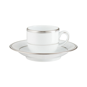 Filiżanka do espresso porcelanowa 100 ml ze spodkiem INFINITY