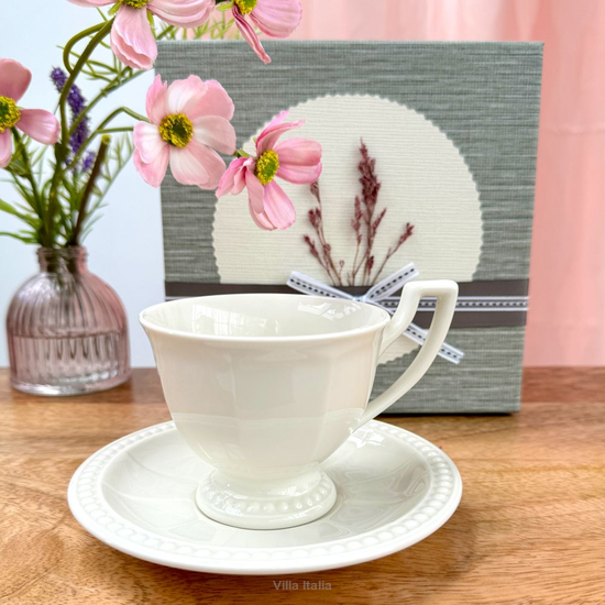 Filiżanka do kawy na prezent i pudełko ozdobne