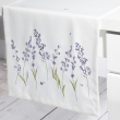 Bieżnik w kwiaty lawendy 40 x 140 cm GIARDINO 3