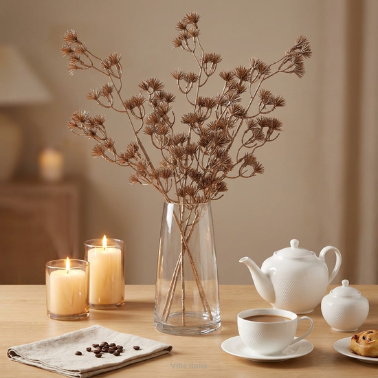 Gałązka sztuczna złota 73 cm