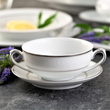 Spodek pod bulionówkę 16 cm porcelanowy AZALIA 3