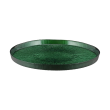 Talerz do ciasta szklany zielony 28 cm MARISA 6