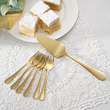 Komplet widelczyków do ciasta 6 sztuk SLIM GOLD 3
