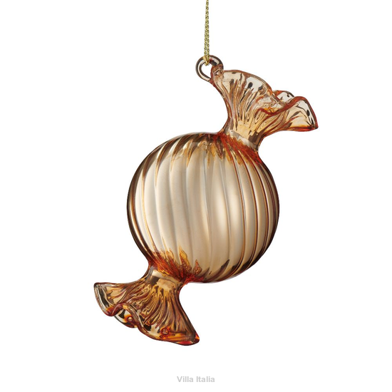 ozdoba choinkowa cukierek złoty