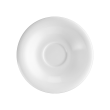 Filiżanka do kawy herbaty 230 ml porcelanowa ze spodkiem PLUS WHITE 2