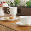 Komplet filiżanek do herbaty porcelanowych 200 ml 6 sztuk DENISE 12