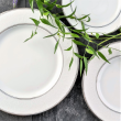 Talerz płytki obiadowy porcelanowy AZALIA 27 cm 2
