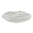 Salaterka szklana 30 cm AMANDA silver 2