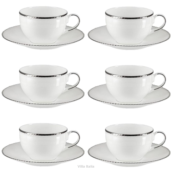 eleganckie filiżanki do kawy z porcelany kostnej