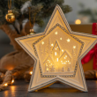 Lampion porcelanowy CHRISTMAS - LED Gwiazdka 1
