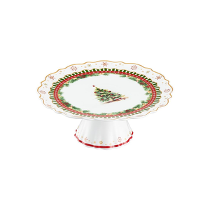 Patera świąteczna 21 cm porcelanowa CHRISTMAS TREE