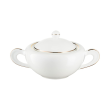 Serwis obiadowo kawowy porcelanowy na 12 osób NAOMI GOLD 5