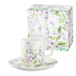 Filiżanka do kawy porcelanowa z ozdobnym pudełkiem