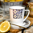 Kubek ze spodkiem porcelanowy 300 ml AZULEA 6