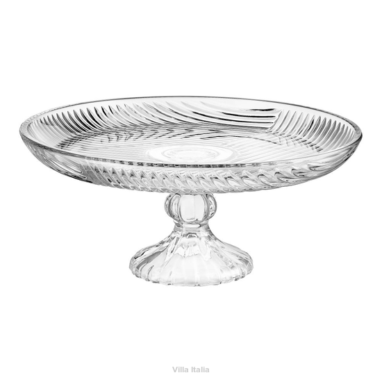 Patera na ciasto lub tort szklana 30 cm VIKI