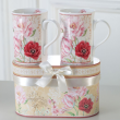 Filiżanka do herbaty porcelanowa 220 ml ze spodkiem BEAUTIFUL GARDEN  4