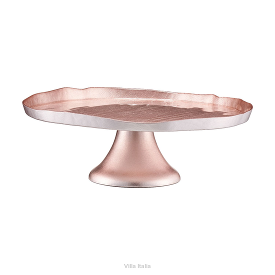 Patera do ciasta szklana 28 cm LUNA