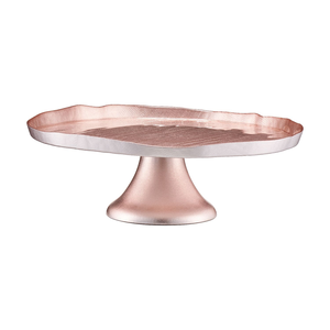 Patera do ciasta szklana 28 cm LUNA