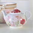 Czajnik porcelanowy dekorowany 1 litr BEAUTIFUL GARDEN  3