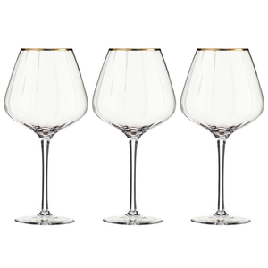 Kieliszki do wina 530 ml 6 sztuk FELICE GOLD