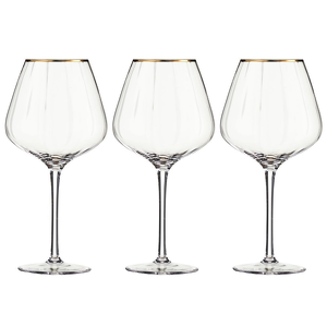 Kieliszki do wina 530 ml 6 sztuk FELICE GOLD