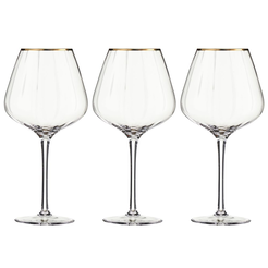 Kieliszki do wina 530 ml 6 sztuk FELICE GOLD