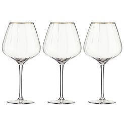 Kieliszki do wina 530 ml 6 sztuk FELICE GOLD