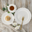 Talerzyk deserowy porcelanowy 20 cm OLIMPIA 2