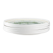 Serwis obiadowy porcelanowy na 6 osób NORIKO GREEN 10