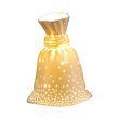 Lampa dekoracyjna porcelanowa 23 cm z ażurowym wzorem PIADA 5