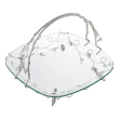 Patera kwadratowa posrebrzana z uchwytem 29,5 x 29,5 cm SILBER 2