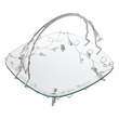 Patera kwadratowa posrebrzana z uchwytem 29,5 x 29,5 cm SILBER 2