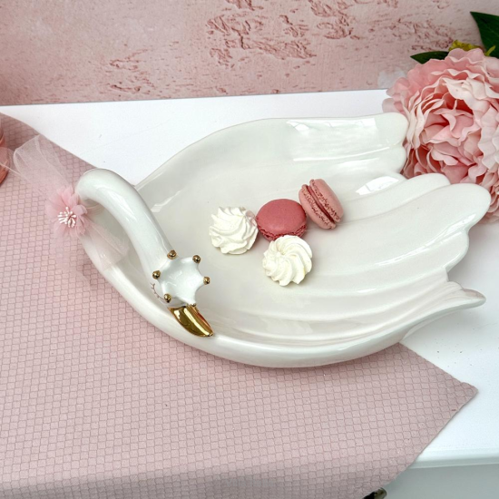 Salaterka płytka ceramiczna łabędź UNICO 13