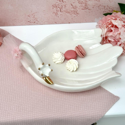 Salaterka płytka ceramiczna łabędź UNICO 13