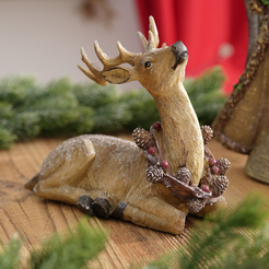 Renifer Figurka świąteczna 18 cm GIVRE