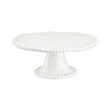 Zestaw do ciasta z paterą porcelanowy na 6 osób MESTIERE WHITE 1