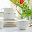 Serwis kawowy na 6 osób porcelanowy PLUS GOLD 7