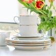 Serwis kawowy na 6 osób porcelanowy PLUS GOLD 2